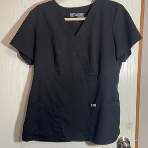 Greys anatomy scrubs top. Size large.